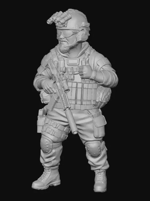 3D model for Battle Ready Hero