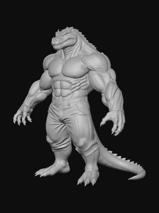 3D model for Crocodile Colossus