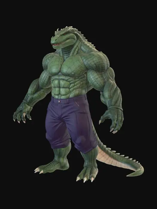 3D model for Crocodile Colossus