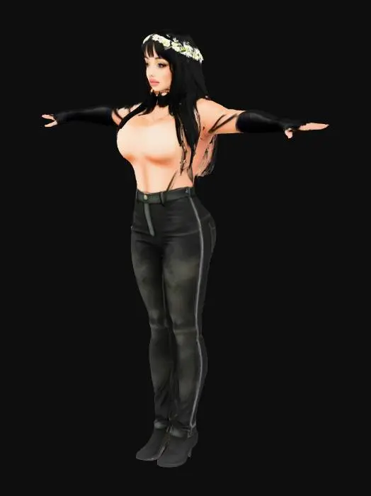 3D model for Flower Crown Elegance