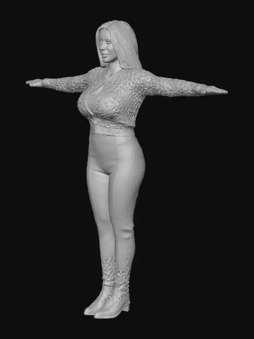 3D model for Portrait of Elegance