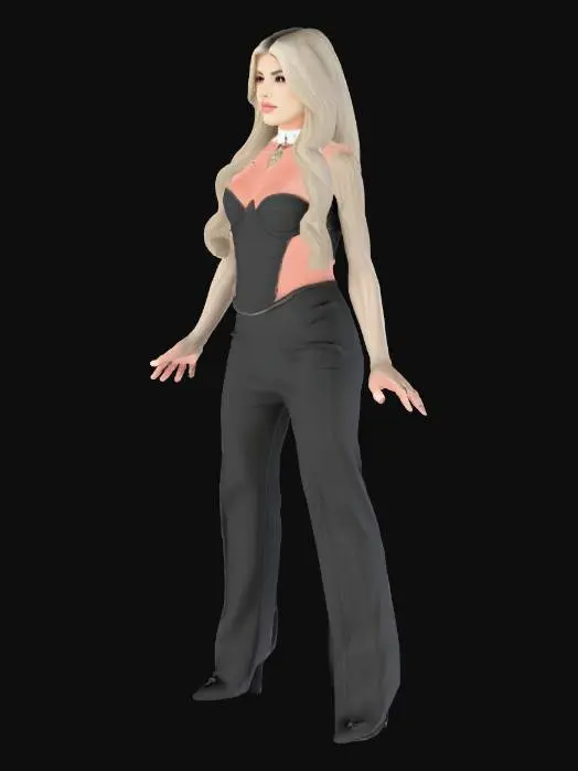 3D model for Head Elegance in Focus