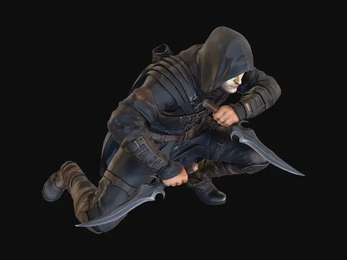 3D model for Stealthy Assassin