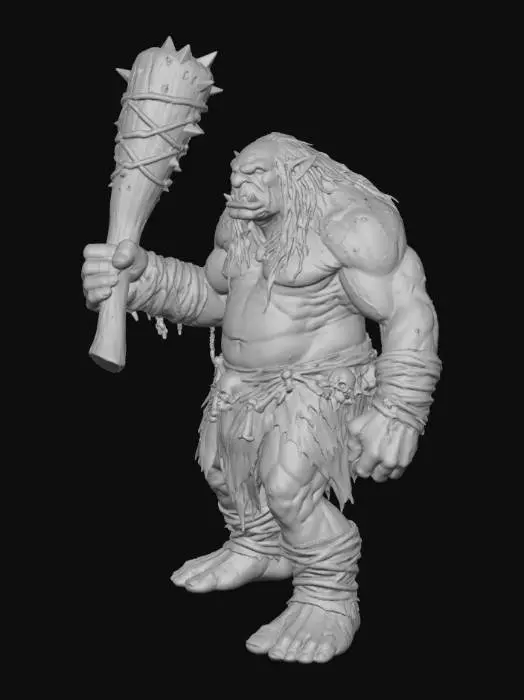 3D model for Troll Warrior