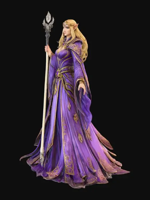 3D model for Elven Enchantress