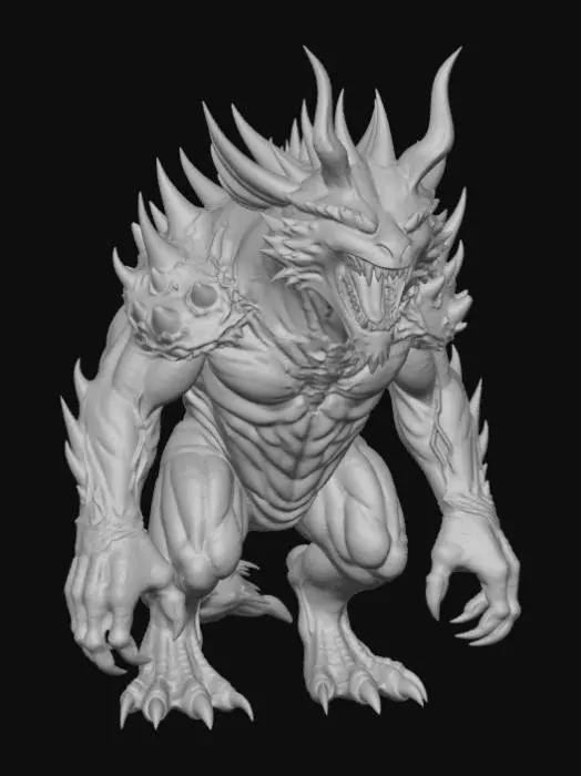 3D model for Beast of the Abyss