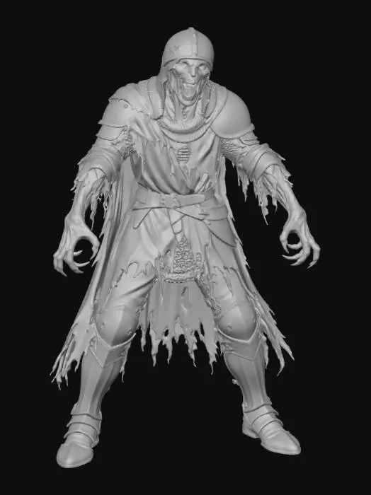 3D model for Undead Warrior