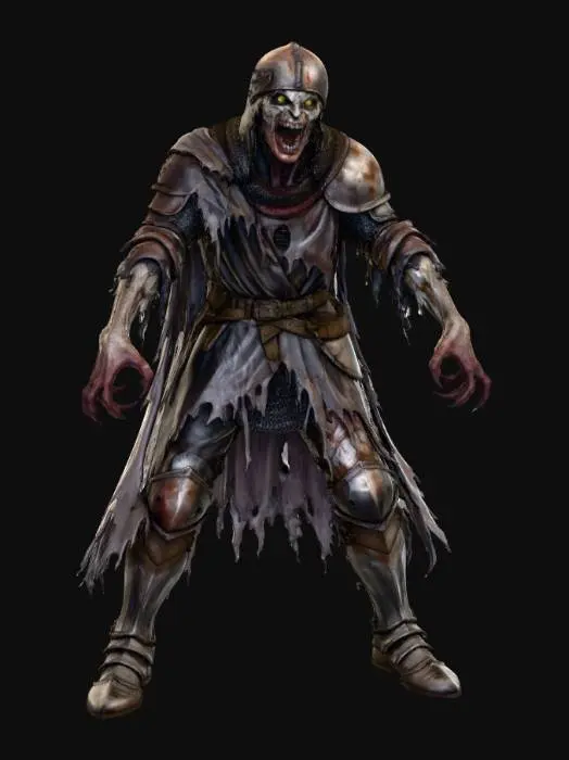 3D model for Undead Warrior