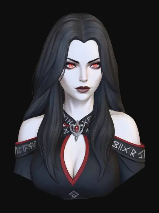3D model for Enchantress of the Night