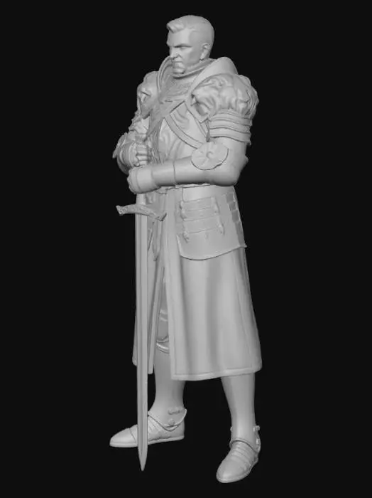 3D model for Knight of Valor