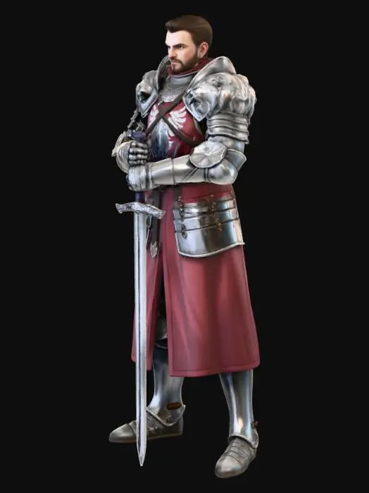 3D model for Knight of Valor