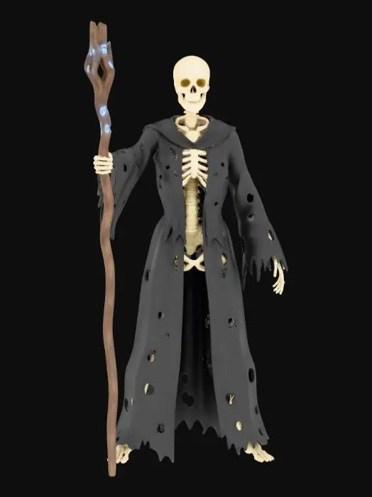 3D model for Skeleton Sorcerer