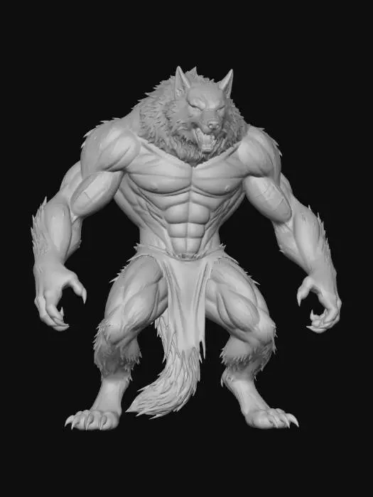 3D model for Werewolf