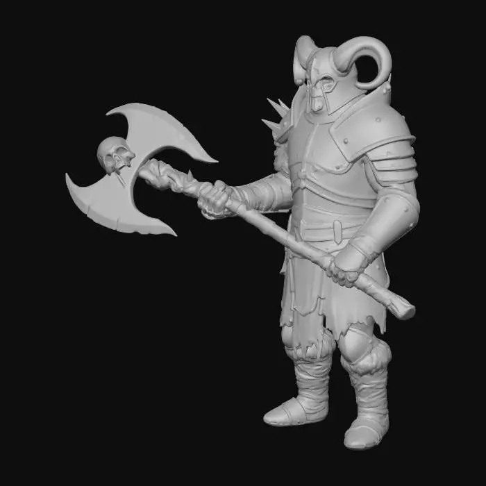3D model for Warrior of the Abyss
