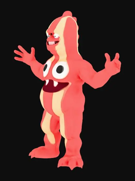 3D model for Bacon Monster