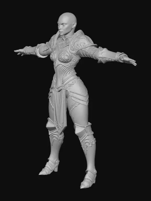 3D model for Valorous Sentinel