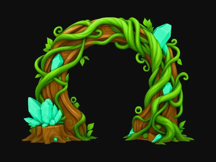 3D model for Enchanted Forest Gate