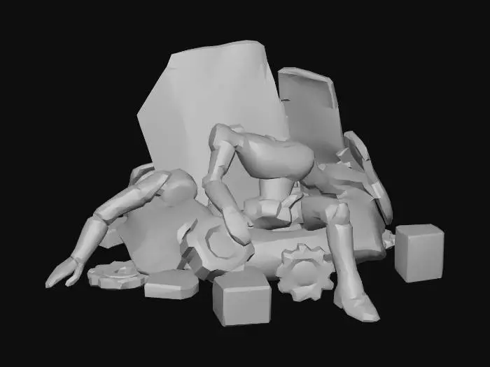 3D model for Wreckage of the Steel Sentinel