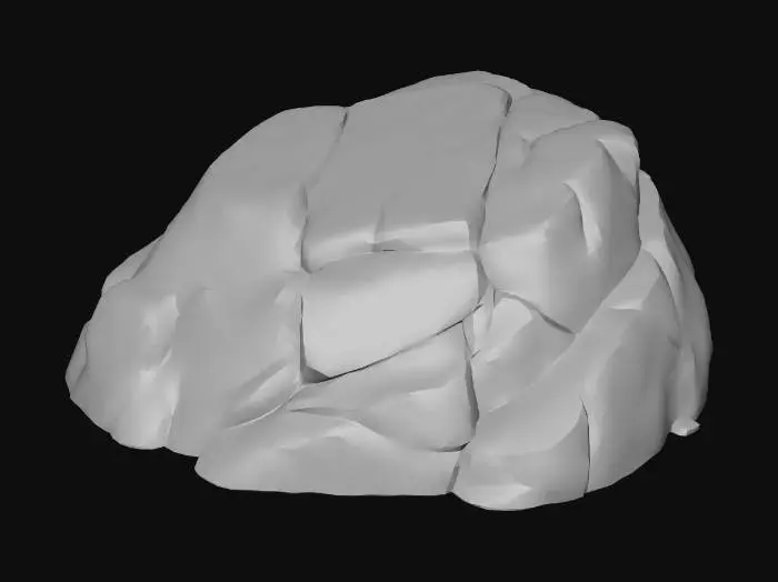 3D model for Grey Rock Pile
