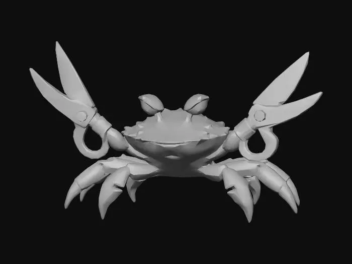 3D model for Crimson Scissor Crab