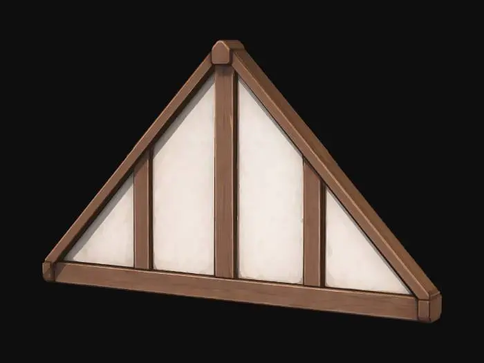 3D model for Timber-Framed Gable