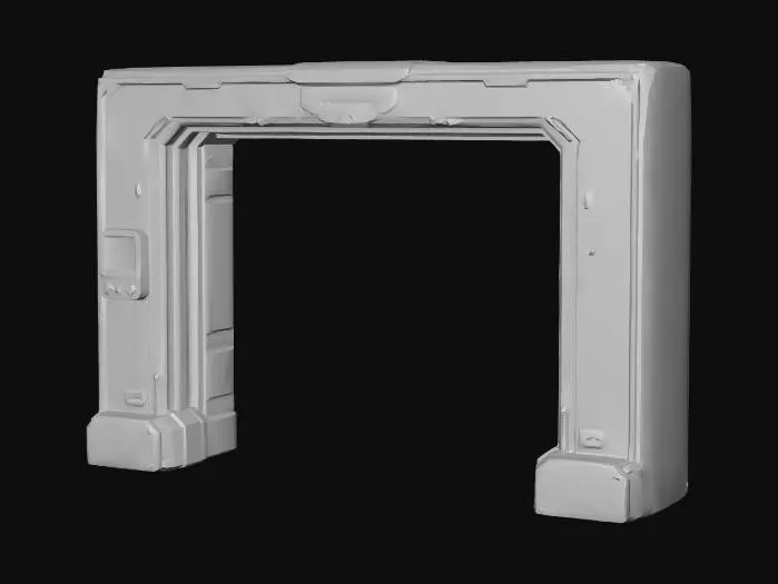 3D model for Quantum Portal Archway