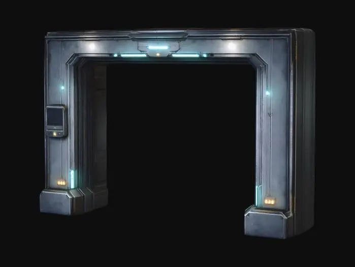 3D model for Quantum Portal Archway