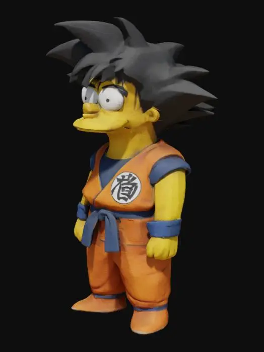 3D model for Goku Simpson