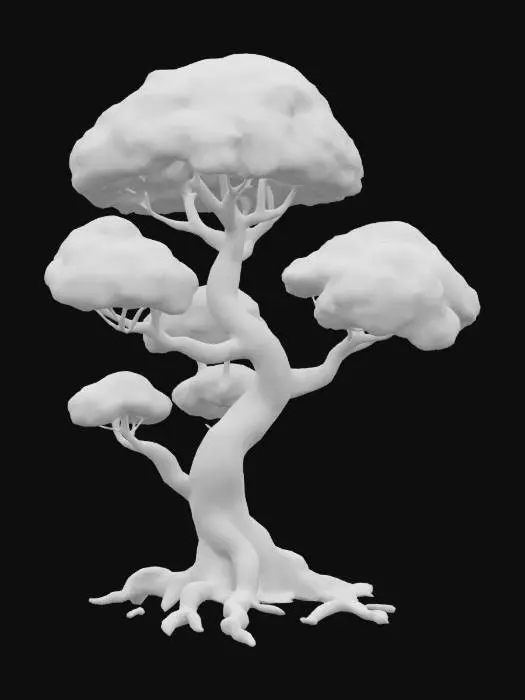 3D model for Whimsical Azure Tree