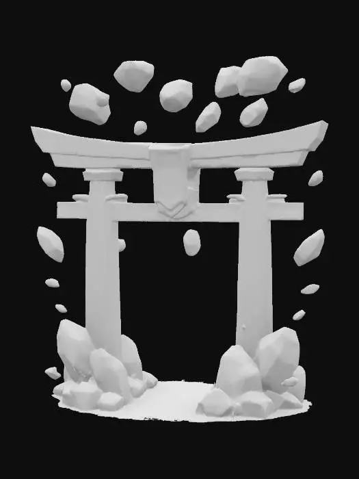 3D model for Mystical Torii Gate, #arch#