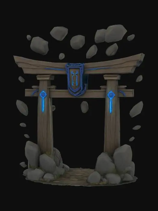 3D model for Mystical Torii Gate, #arch#