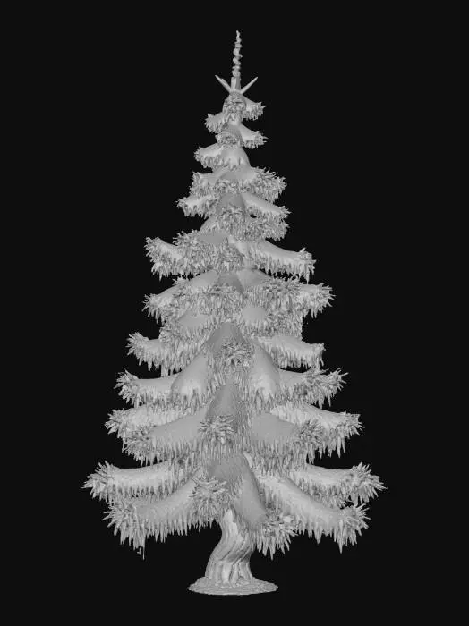 3D model for Frozen Pine Tree