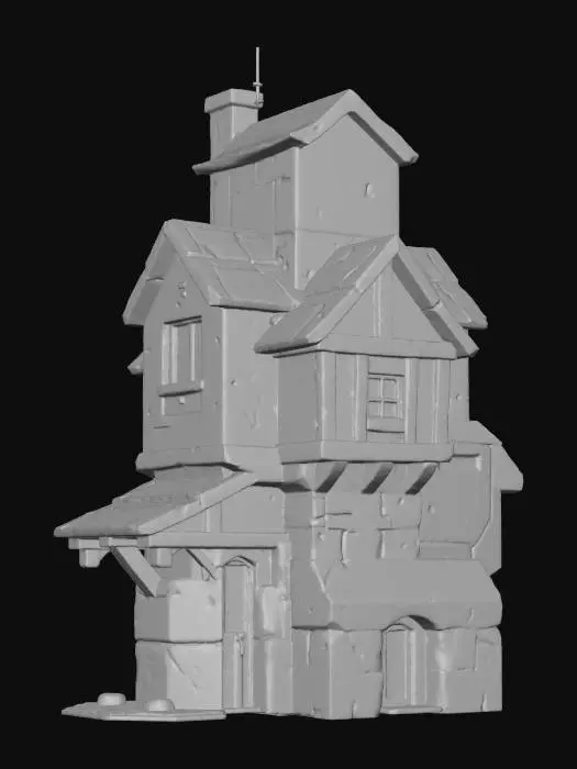 3D model for Futuristic Fusion House