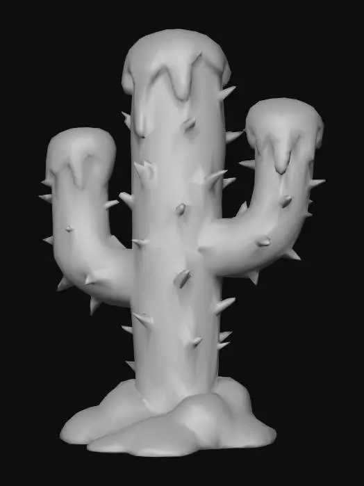 3D model for Frosty Cactus