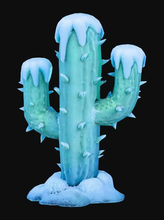 3D model for Frosty Cactus