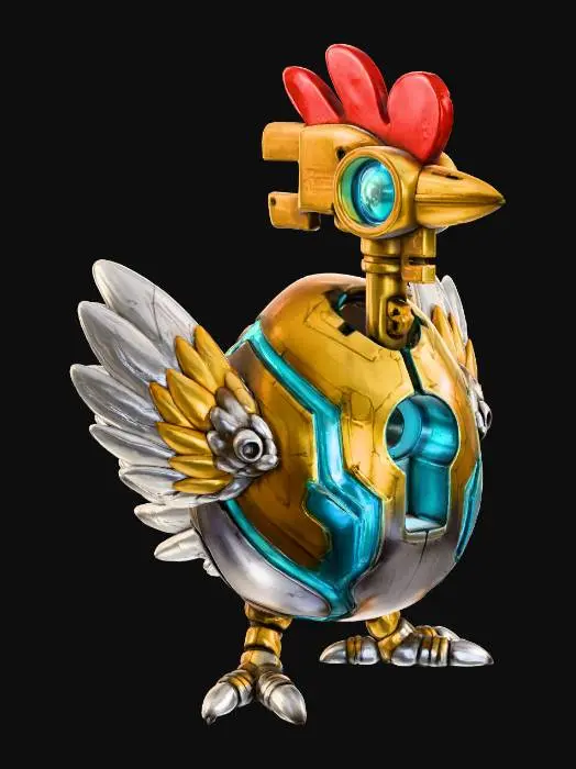 3D model for Robo-Rooster