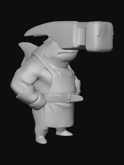 3D model for Hammerhead Blacksmith