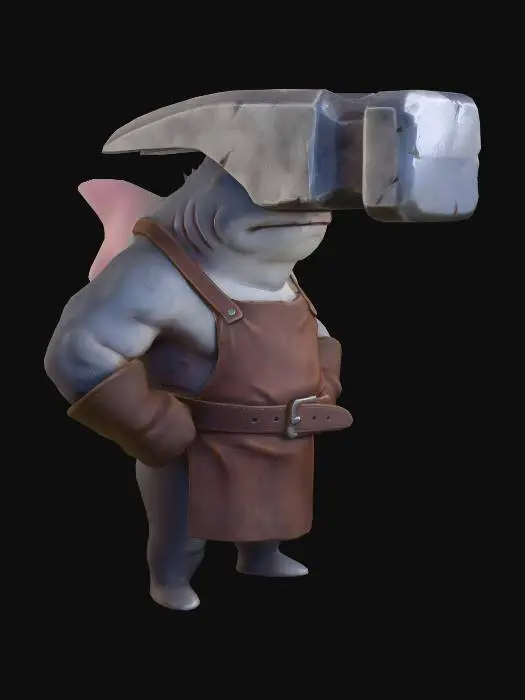 3D model for Hammerhead Blacksmith