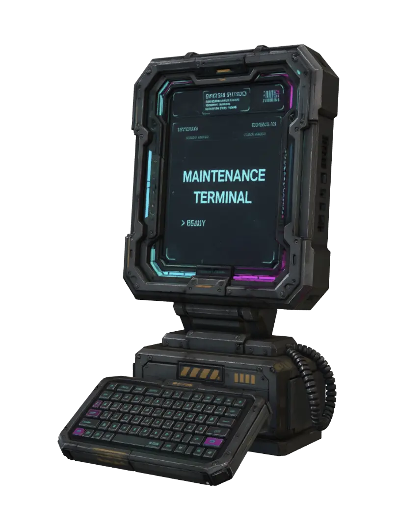 3D-модель Maintenance Terminal - Industrial, згенерована ШІ