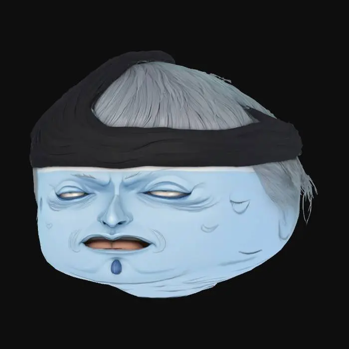 3D model for Droopy Blue Head