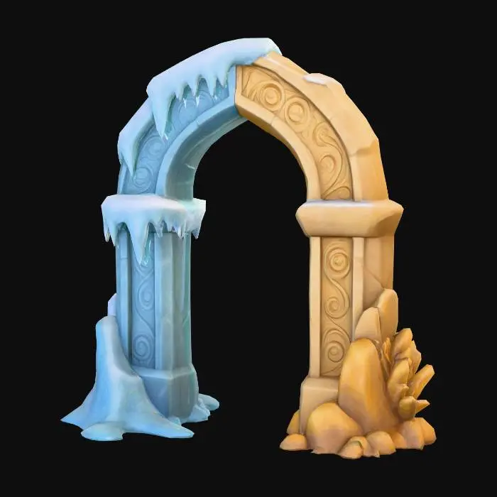 3D model for Dual Element Archway