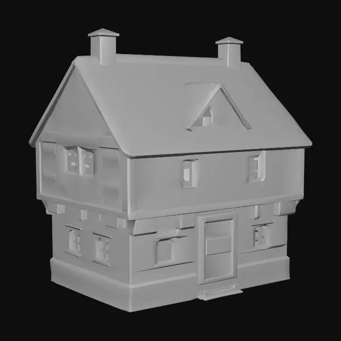 3D model for Tudor Cottage
