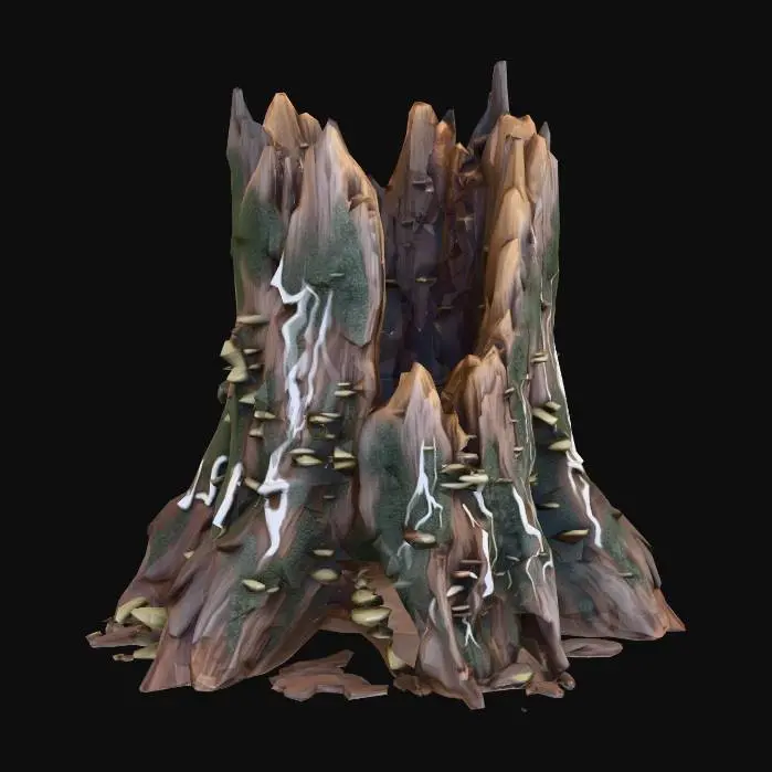 3D model for tree stump