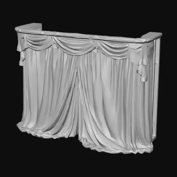 3D model for The Velvet Curtain