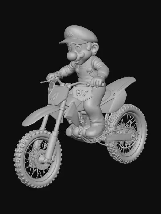 3D model for peut tu avec mon mario ajouter un 125yz