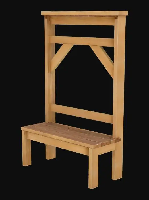 3D model for Entry bench