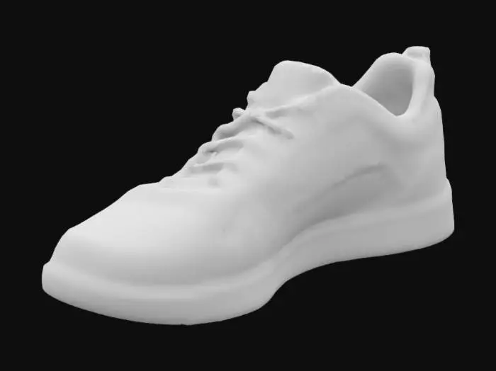 3D model for White Sneaker Elegance
