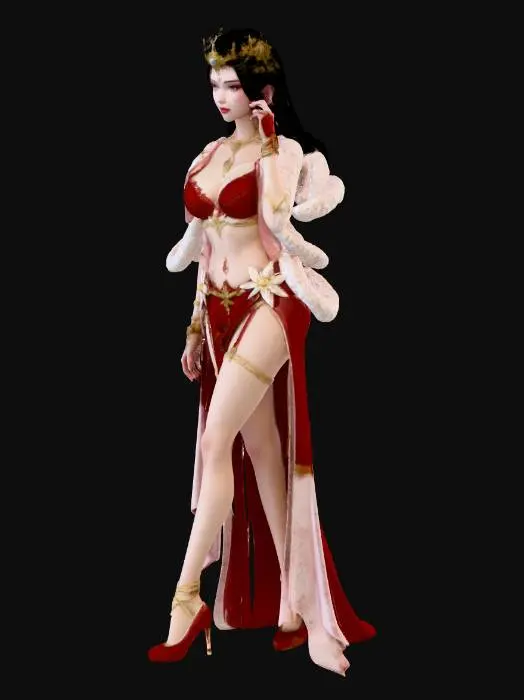 3D model for Gilded Elegance