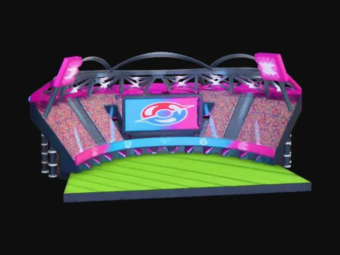 3D model for Neon Pulse Arena