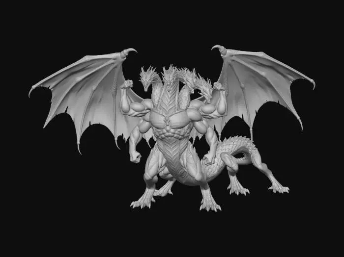 3D model for King Dragonar